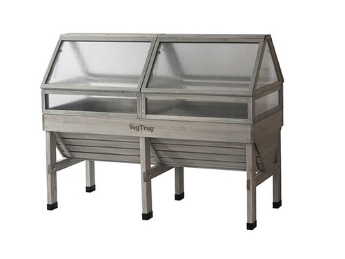 The large vegtrug cold frame in grey wash