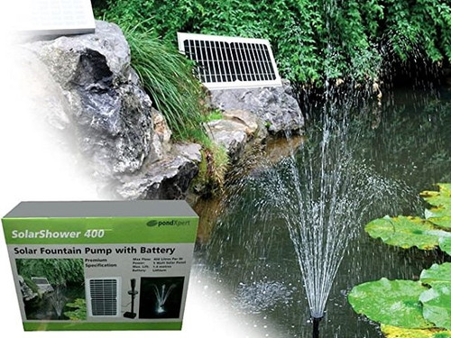 solarshower fountain pump