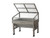 How the grey vegtrug cold frame looks when it is open