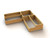 Quickcrop split level timber raised bed corner bed.
