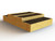2 tier timber raised bed vegetable garden kit
