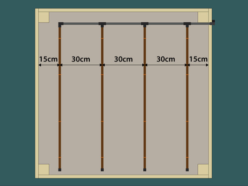 4ft x 4ft garden bed irrigation kit