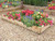 17.5cm High Raised Flower Beds