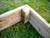 Timber vegetable planter corner post