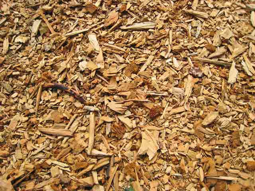 bulk bag of landscaping bark mulch
