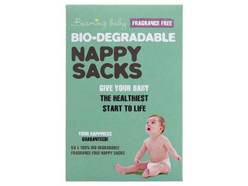 Packaging of Beaming Baby Biodegradeable Nappy Sacks