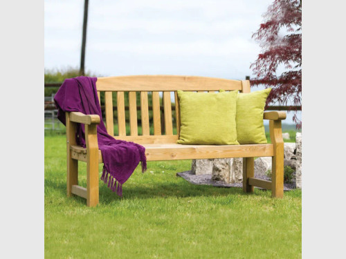 Zest Emily 3 seater timber garden bench