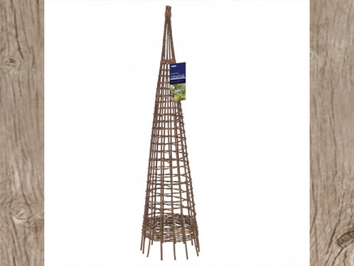 The expanding willow obelisk for plant support