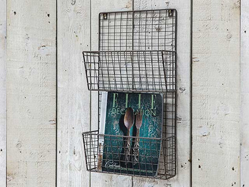 metal wire magazine display rack
