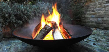 Patio firebowls, firepits and braziers