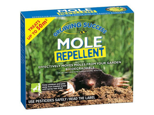 Growing success biodegradable mole repellent