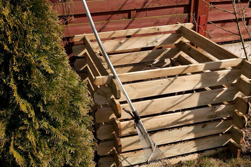 wooden compost bin from Jagran timber