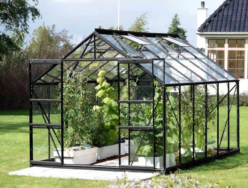 Vitavia jupiter large premium greenhouse black frame