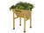 small kids vegtrug timber planter with vegetables