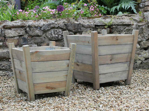 garden trading kingham wooden patio planter