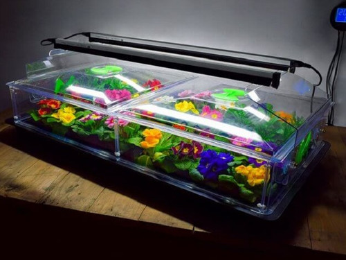 Large vitopod kit with grow lights included