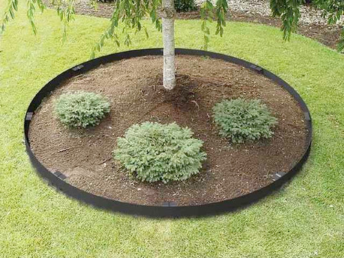Panacea straight steel lawn edge