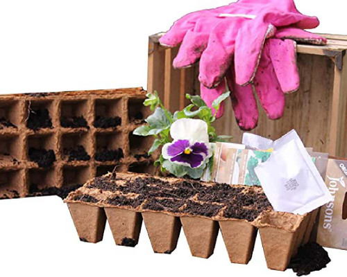 72 cell wood fibre seed trays