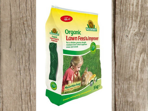 organic lawn feed and weed suppressant