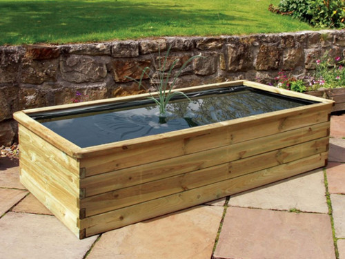 Raised pond with liner 45cm high