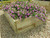 14 inch high timber raised flower bed