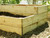 thick timber boards used in its construction