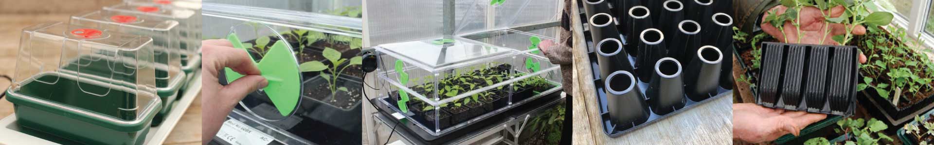 Vegetable growers pots and propagation equipment