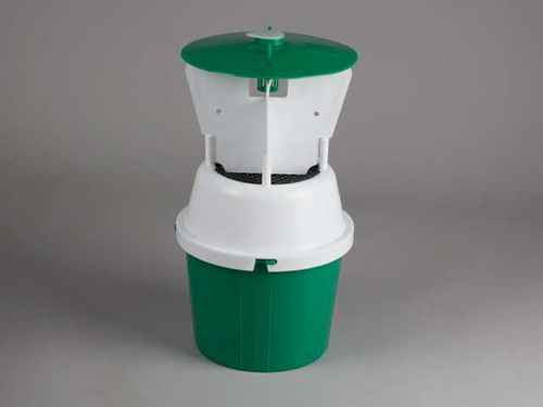 the raspberry beetle trap ready for action