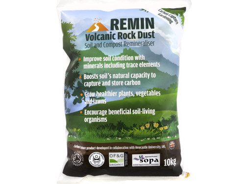 Remin volcanic rock dust soil improver 10kg bag