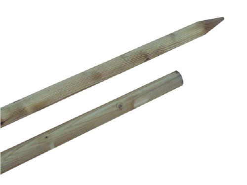 Round tree stakes for extra plant support