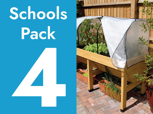 Schools vegtrug raised bed vegetable growing pack