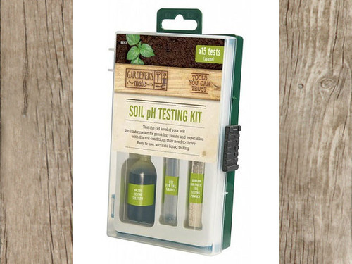 gardeners mate soil pH checking kit with 15 tests