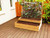 Split level timber raised garden planter