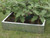 square galvanised raised bed
