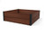 Square maple raised bed made from composite materials