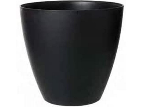 Basalt tall round garden planter