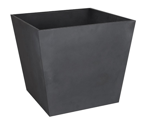Stewarts square beton planter in dark grey