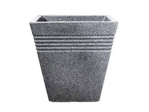 40cm Granite coloured Piazza planter