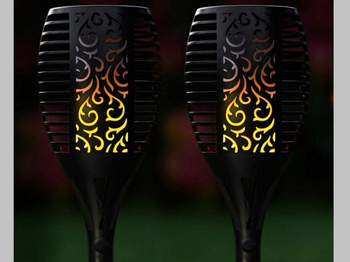 Trueflame solar torch light two pack
