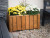 Large rectangular patio planter