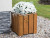 Sqaure patio planters