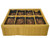 Vegtrug raised herb planter bed filled with mulch