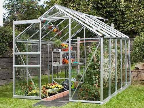 Vitavia apollo 6ft x 4ft anodised aluminium greenhouse
