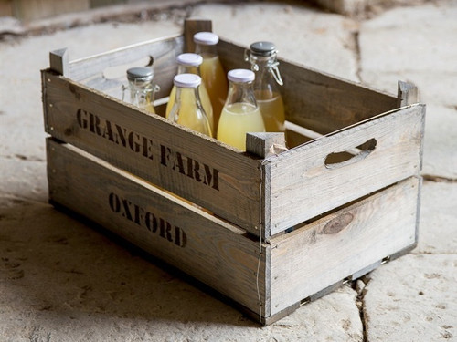 wooden fruit box - vintage wooden crates