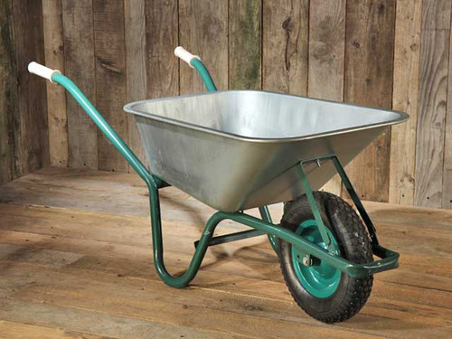 100 Litre Galvanised Wheelbarrow