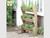 Vertical timber herb wall garden planter